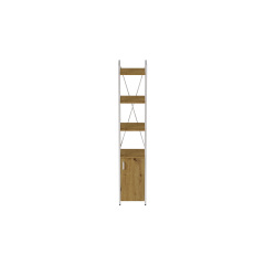 Етажерка 4/34 Ferrum-decor Серії Конект із тумбою 179x34x28 Білий ДСП Дуб Артізан (FD1054) Южноукраїнськ