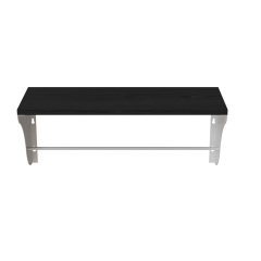 Полиця настінна Ferrum-decor Комфі 260x700x240 метал Білий ДСП Сосна Кембра 16 мм (KOM0052) Первомайск