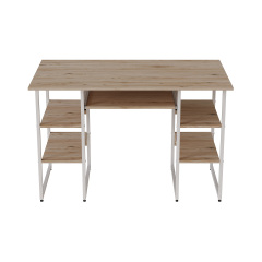 Комп'ютерний стіл Ferrum-decor Тім 75x140x60 білий ДСП Дуб Сан-Маріно 32мм Краматорськ