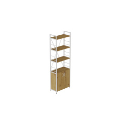 Етажерка 3/60 Ferrum-decor Серії Конект із тумбою 144x60x28 Білий ДСП Дуб Артізан (FD1033) Херсон
