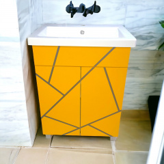 Пластиковая напольная тумба The MIX Chaos HPL 3127 mat 80 см Городок