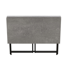 Стол раскладной Морис Ferrum-decor 750x1000x600 Черный металл ДСП Бетон 16 мм (MORI007) Переяслав-Хмельницький