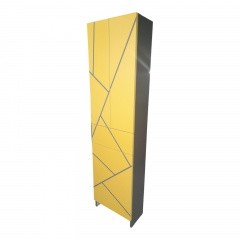Пенал пластиковый Chaos Mikola-M yellow grey 30 см Ворожба