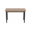 Стіл кухонний Ferrum-decor Маріо 75x120x70 Чорний ДСП Дуб Сан-Маріно 16мм (MAR0009) Ясногородка