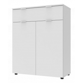 Комод Doros Рон 2 2 фасади 1 шухляда Білий 80х38х100 (41516003)