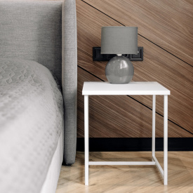 Журнальний стіл Adore Décor Квадро S Квадратний 40х40х43 см Білий