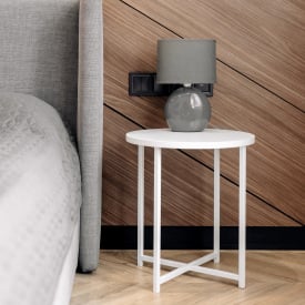 Журнальний стіл Adore Décor Модерн S Круглий 40х40х43 см Білий