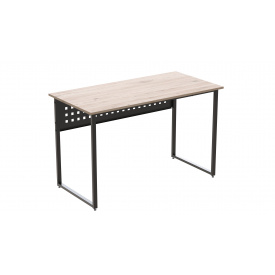 Компьютерный стол Ferrum-decor Майк 75x140x60 черный ДСП Дуб Сан-Марино 32мм