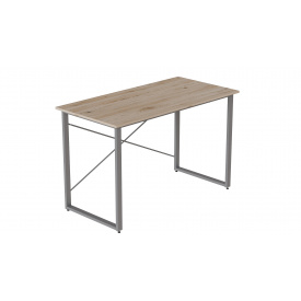 Компьютерный стол Ferrum-decor Дейв 75x140x70 серый ДСП Дуб Сан-Марино 32мм