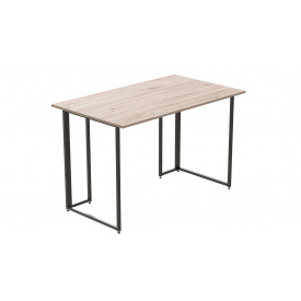 Компьютерный стол Ferrum-decor Ханна 76x120x70 черный ДСП Дуб Сан-Марино 32мм