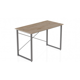 Компьютерный стол Ferrum-decor Дейв 75x100x60 серый ДСП Дуб Сан-Марино 32мм