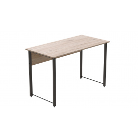 Компьютерный стол Ferrum-decor Курт 75x120x60 черный ДСП Дуб Сан-Марино 32мм