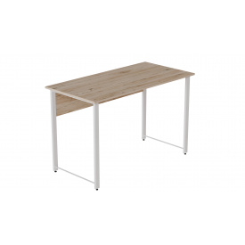 Компьютерный стол Ferrum-decor Курт 75x140x70 белый ДСП Дуб Сан-Марино 16мм
