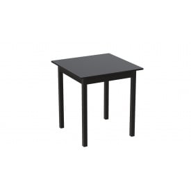Стол кухонный Ferrum-decor Агата 75x70x70 Черный ДСП Сосна Кембра 16мм (AGA0010)