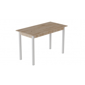 Стол кухонный Ferrum-decor Марио 75x120x80 Белый ДСП Дуб Сан-Марино 16мм (MAR0037)