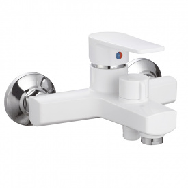 Змішувач для ванни Plamix Oscar-009 Euro White (без шланга та лійки) (PM0634)