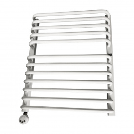 Полотенцесушитель ELECTRO.G5.L 500х780 овальный белый стальной левый "ТЭН" 600 Вт