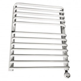 Полотенцесушитель ELECTRO.G5.R 500х780 овальный белый стальной правый "ТЭН" 600 Вт