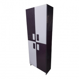 Пенал пластиковый напольный TOKIO c HPL 5052 цветы & 3249 velur 70 см