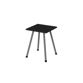 Табурет кухонный Ferrum-decor 430x320x320 Серый металл ДСП Сосна Кембра 16 мм (TAB017)