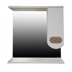 Пластиковое зеркало Mikola-M Бостон с покрытием Hpl 3243 velur 70 см