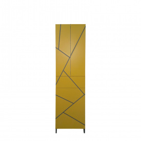 Пенал пластиковый Chaos Mikola-M yellow grey 40 см