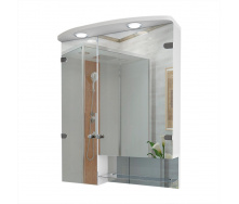 Зеркальный шкаф в ванную комнату Tobi Sho 750-SZ с подсветкой 752х600х125 мм