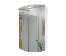 Зеркальный шкаф в ванную комнату Tobi Sho 57-SZ с подсветкой 770х500х125 мм