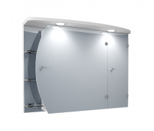 Дзеркальна шафа у ванну кімнату Tobi Sho 088-N з підсвіткою 600х800х125 мм