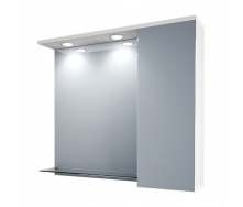Зеркальный шкаф в ванную комнату Tobi Sho 081-SZ с подсветкой 700х800х150 мм