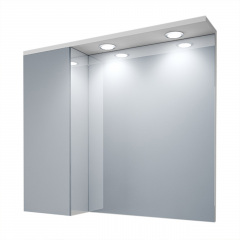 Зеркальный шкаф в ванную комнату Tobi Sho 080-S с подсветкой 700х800х150 мм Ровно