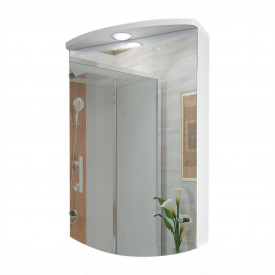 Зеркальный шкаф в ванную комнату Tobi Sho 57-SZ с подсветкой 770х500х125 мм