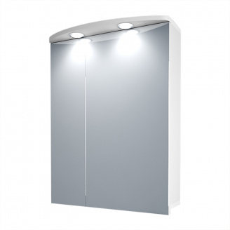 Зеркальный шкаф в ванную комнату Tobi Sho 067-SZ с подсветкой 800х600х145 мм