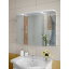 Дзеркальна шафа у ванну кімнату Tobi Sho 088-NZ з підсвіткою 600х800х125 мм Новомиколаївка