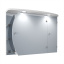 Дзеркальна шафа у ванну кімнату Tobi Sho 088-N з підсвіткою 600х800х125 мм Рівне