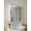 Зеркальный шкаф в ванную комнату Tobi Sho 67-D без подсветки 700х500х140 мм Полтава