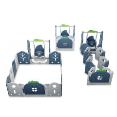 Манеж BabyPlayPen "Магической лес" встроенное баскетбольное кольцо 205*205*62 Синий Червоноград