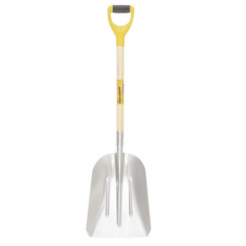 Лопата совковая из алюминия с черенком и ручкой MASTERTOOL 280х380х500 мм 1100 мм (14-6279)