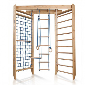 Подростковый спортивный комплекс со спортивными снарядами угловой Sportbaby «Sport 4-220» 220 см