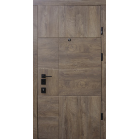 Двери входные в квартиру Страж / STRAJ Terra Z New Спил дерева коньячный 850,950х2040х95 Левое/Правое