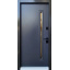 Двери входные металлические уличные Страж Пруф / STRAJ PROOF Slim S Антрацит 970х2040х80 Левое/Правое Днепрорудное