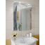 Зеркальный шкаф в ванную комнату Tobi Sho 557-N с подсветкой 770х550х125 мм Херсон