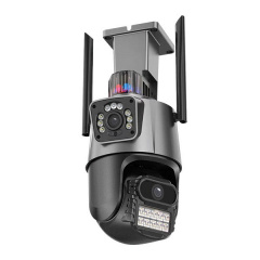 IP камера видеонаблюдения RIAS P11-QQ6 (iCSee APP) Wi-Fi 2 объектива 3MP+3MP уличная с удаленным доступом Житомир