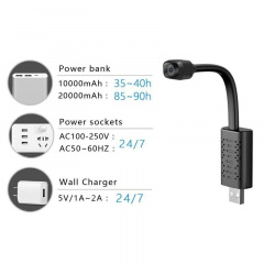 Міні камера WIFI USB на гнучкому шлейфі з підсвічуванням ZTOUR U22 датчик руху (100698) Запорожье