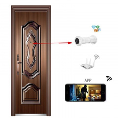 Відеоочок wifi c датчиком руху та записом HQCam 405B 2 Мп Сріблястий Харьков