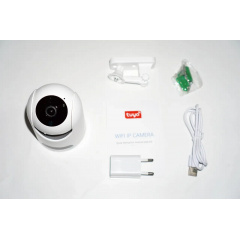 IP камера видеонаблюдения Tuya Y27 Wi-Fi PTZ 2MP White (3_00322) Киев