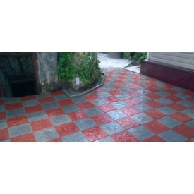 Тротуарная плитка Тучка 300х300х30 мм Красный