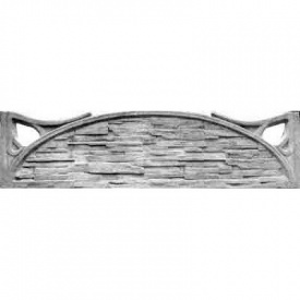 Форма для еврозабора "Песчаник арка" стеклопластиковая