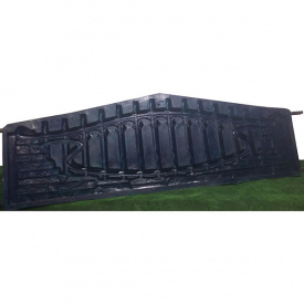 Форма для еврозабора "Карпатский камень ажур" стеклопластиковая