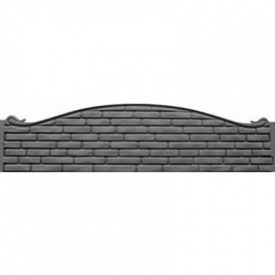 Форма для еврозабора "Галька арка" стеклопластиковая